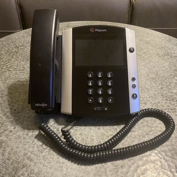 Polycom VVX 601 VOIP Business Phone W/ Stand Excellent Working - Picture 1 of 12
